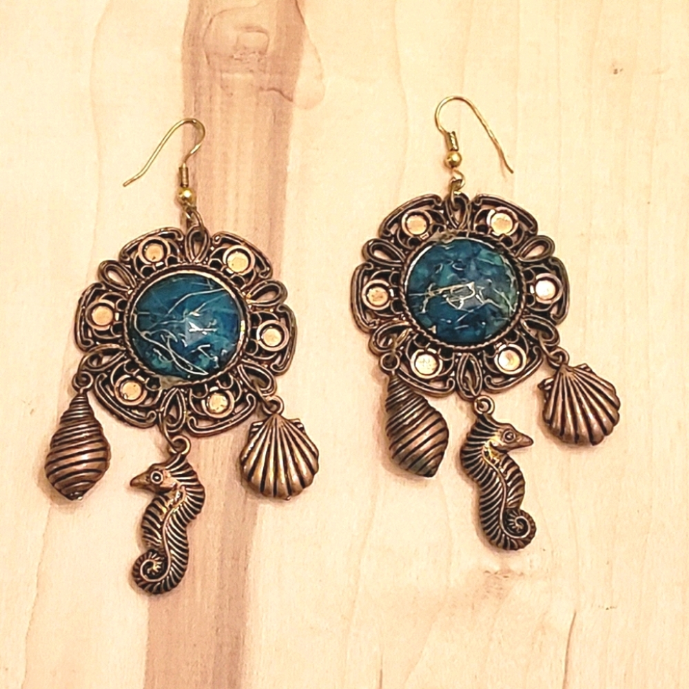 Retro Tiki Earrings